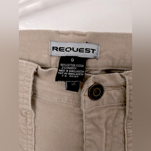 Request beige corduroy bootcut pants - Picture 4 of 4